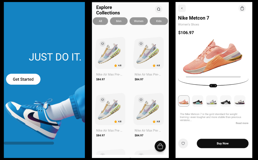 E-commerce (Flutter)